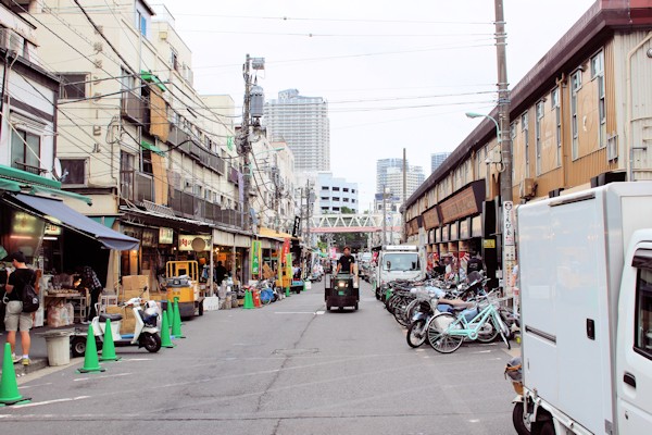 築地市場周辺（東京都中央区）