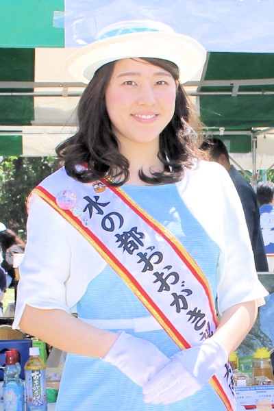 水の都おおがき親善大使の村田純佳さん（川の手荒川まつり 都立汐入公園 荒川区）