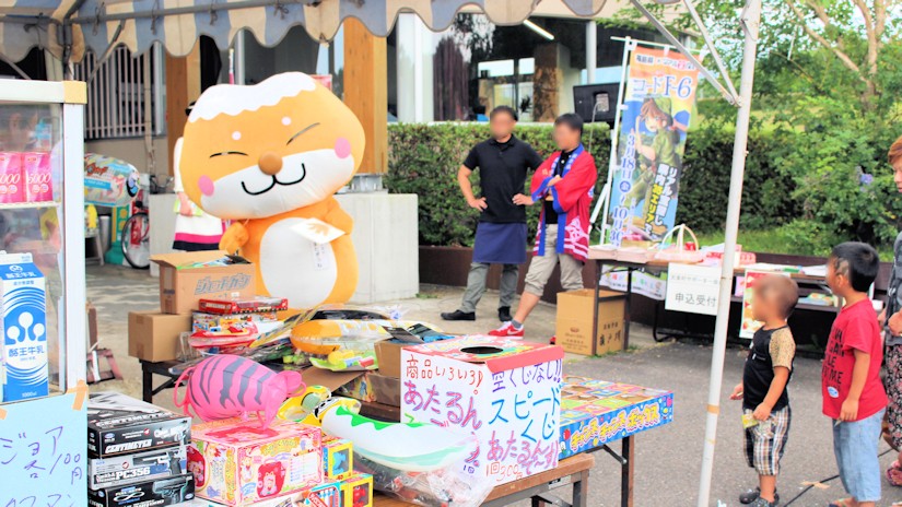 天栄村（福島県）道の駅羽鳥湖高原でのイベント