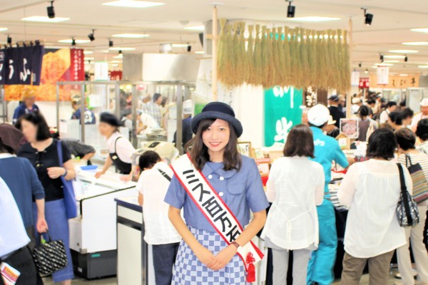 ミス百万石の上田佳歩さん（東武百貨店船橋店）