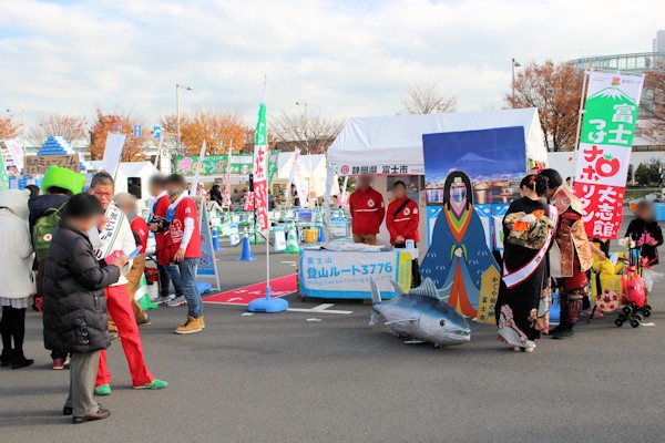 富士市ブースの様子（2016B-1グランプリスペシャルin東京・臨海副都心）