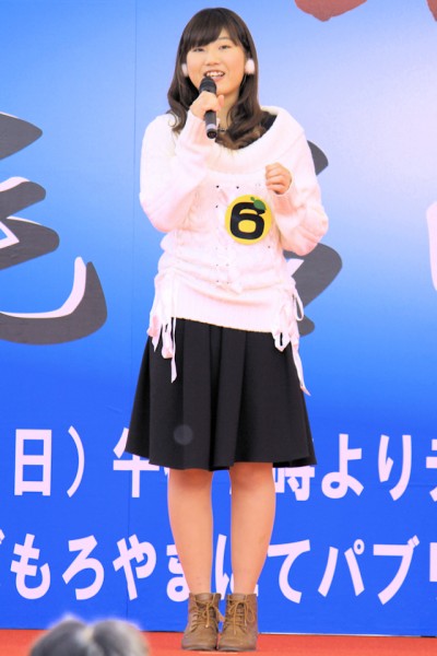 第6代ゆず娘（毛呂山町）の候補者の皆さん（写真は鶴田春佳さん）