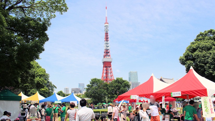 「ふれ愛まつりだ、芝地区！」の様子