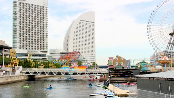 みなとみらい地区の風景（横浜市西区 2017年6月）