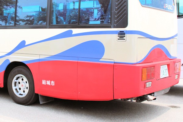 結城市の公用車（バス）