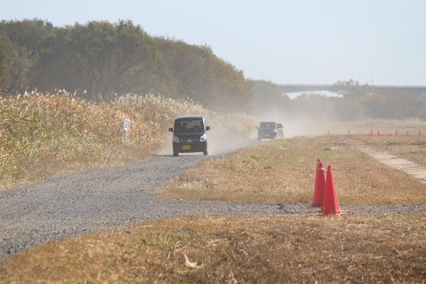 利根スカイフェスタ駐車場までの様子