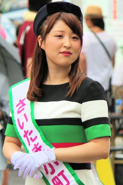 さいたま観光大使（9代目さいたま小町）の橋本薫乃さん（浦和よさこい）