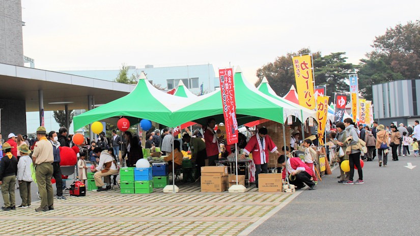 北本まつり産業まつりの様子（北本市役所）