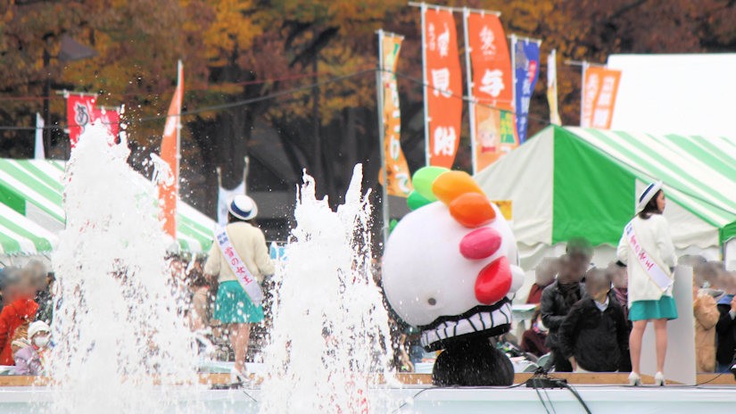 えちご長岡・佐渡広域観光フェアの様子（恩賜上野公園）