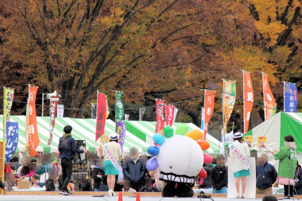 えちご長岡・佐渡広域観光フェアの様子（上野恩賜公園）