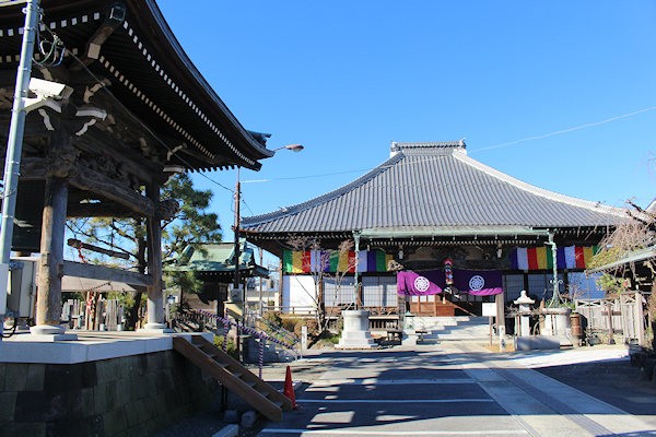 「草加宿七福神めぐり」期間中の東福寺の様子（松寿山不動院東福寺 草加市）