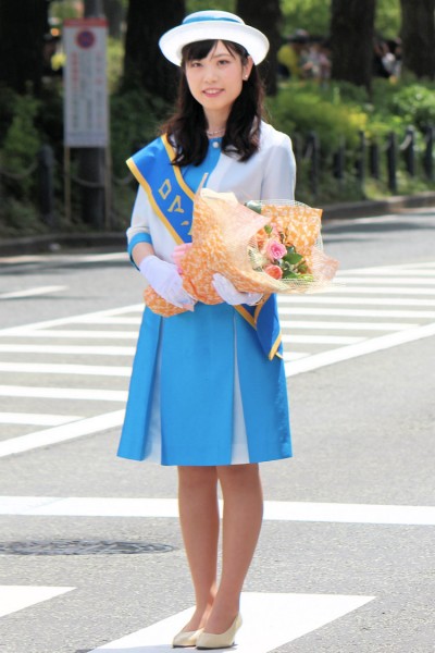 ロマン長崎の岩本恵子さん（ザよこはまパレード2019国際仮装行列 横浜市中区）