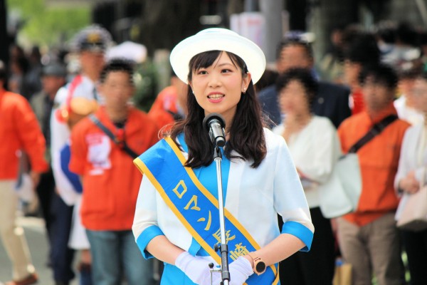 2019ロマン長崎の岩本恵子さん（ザよこはまパレード国際仮装行列 横浜市中区）