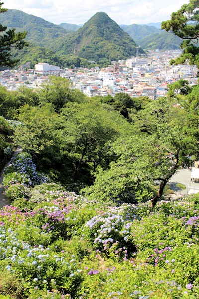 下田公園（城山公園）からの眺望（静岡県下田市）