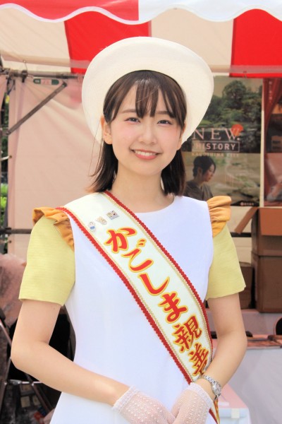 Nanako YAMADA, Kagoshima Goodwill Ambassador the 13th, a promo girl for Kagoshima City commerce & tourism - 山田菜々子さんは「かごしま親善大使」として都市対抗野球大会協賛物産展で活躍（東京ドーム 東京都文京区）