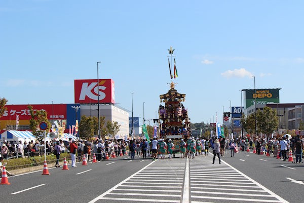 上総いちはら国府祭りの様子（千葉県市原市）