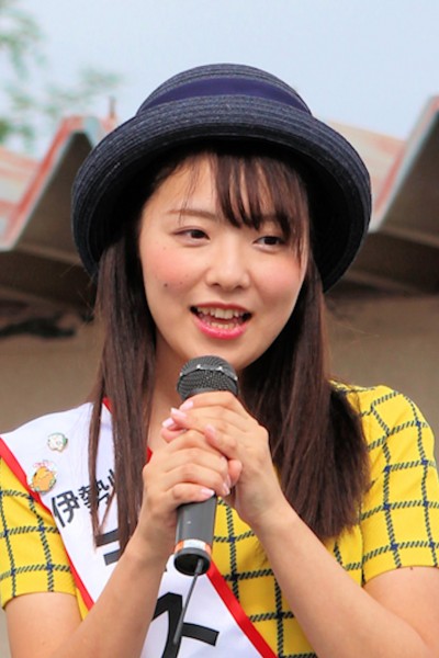 第34代ミスひまわり（伊勢崎）山口紗奈枝さん（いせさきもんじゃチャレンジフェスティバル2019）