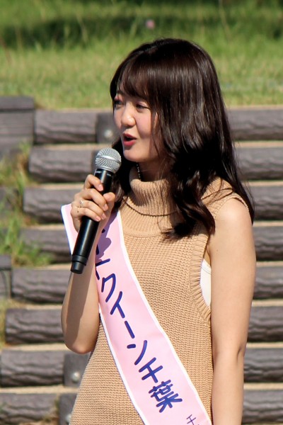 ポートクイーン千葉2019の川原里紗さん（上総いちはら国府祭り）