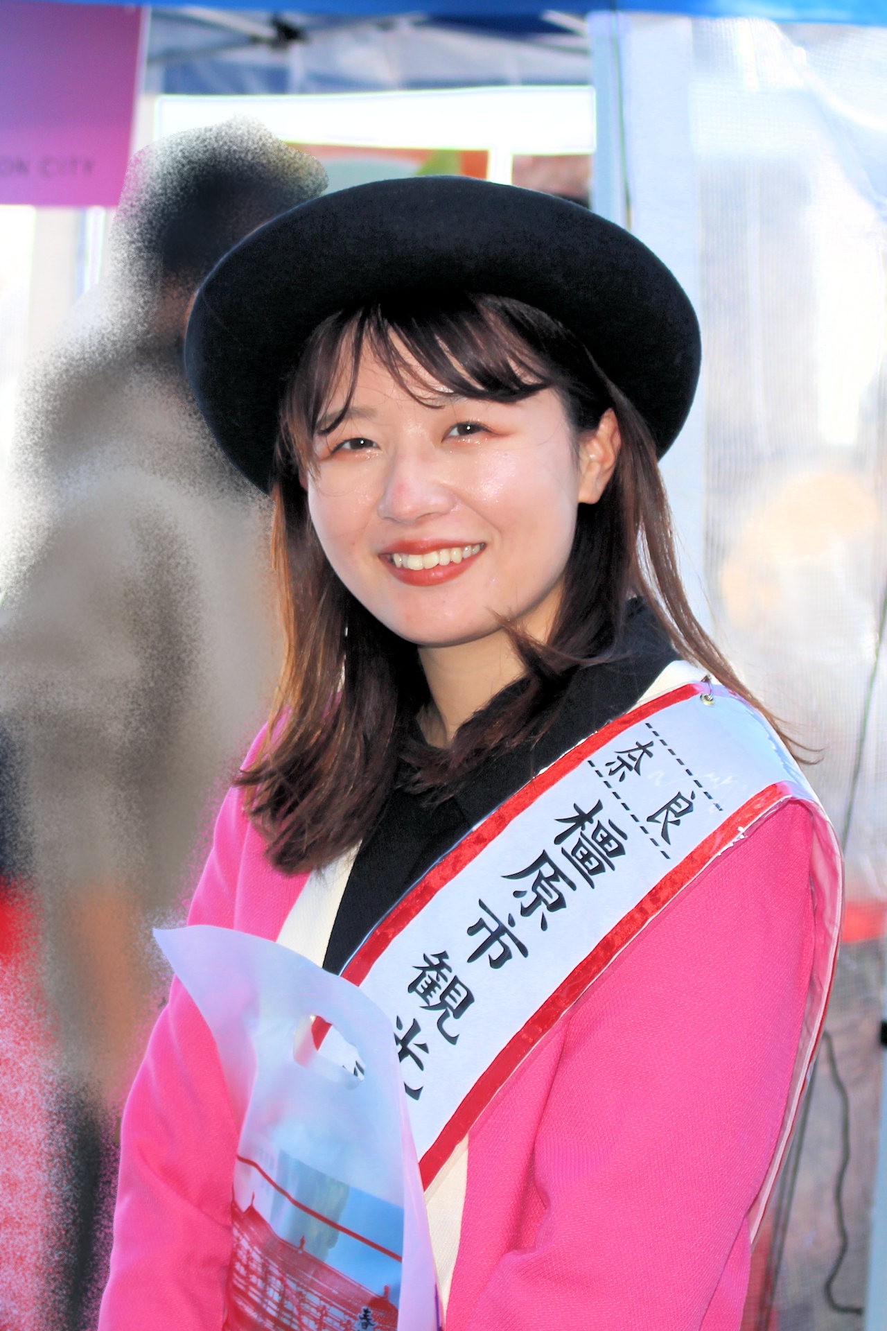 Yuki NAKANISHI, Kashihara City tourisim & goodwill ambassador 'Princess Sarara' is at Haneda Innovation City, Haneda Smart City EXPO 2021 -「橿原市観光親善大使さらら姫」中西悠綺さんは「羽田スマートシティEXPO 2021」で橿原市のPRに活躍（羽田イノベーションシティ 東京都大田区）