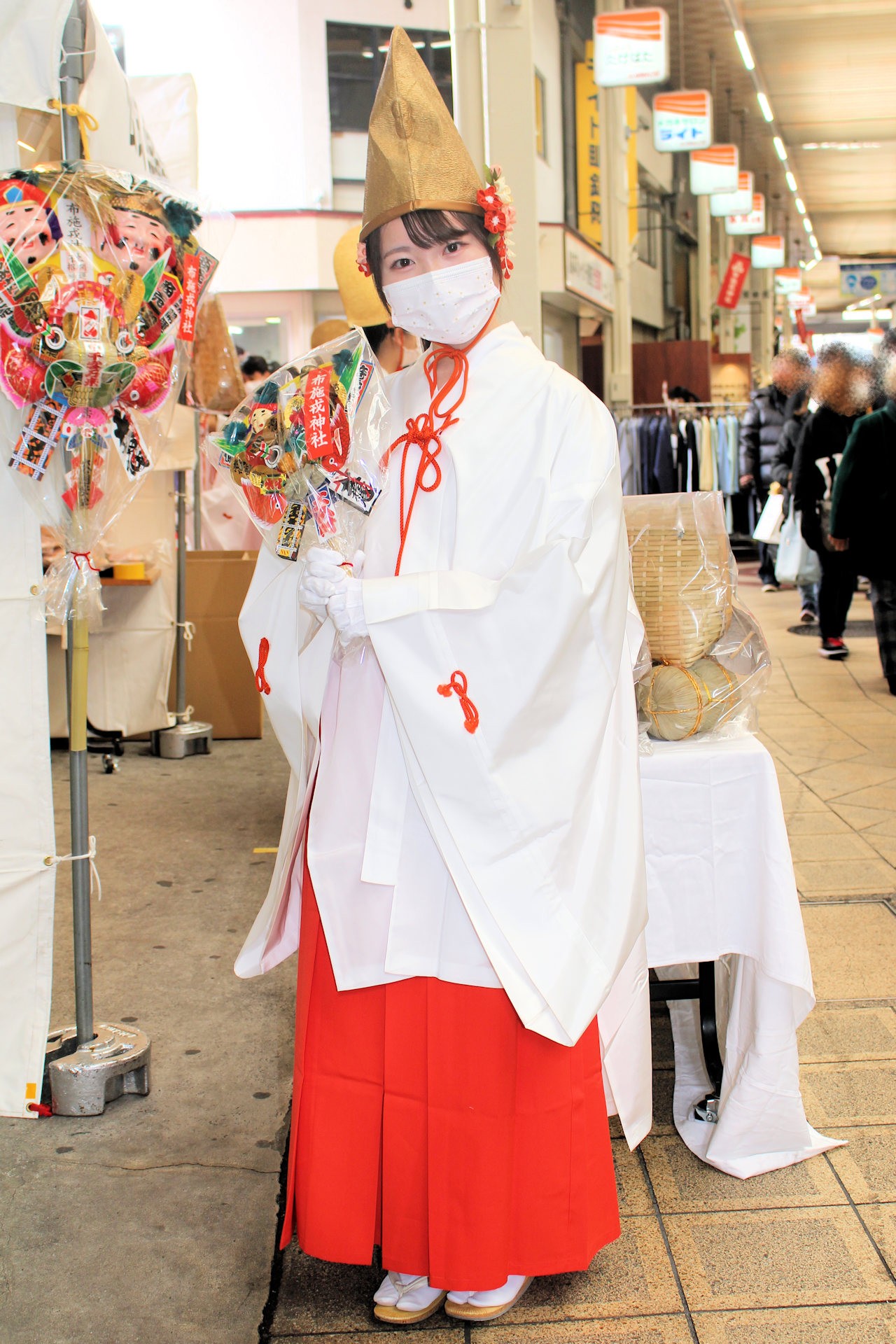 布施戎2021福娘の山下里菜さん（布施戎神社「十日えびす」大阪府東大阪市）