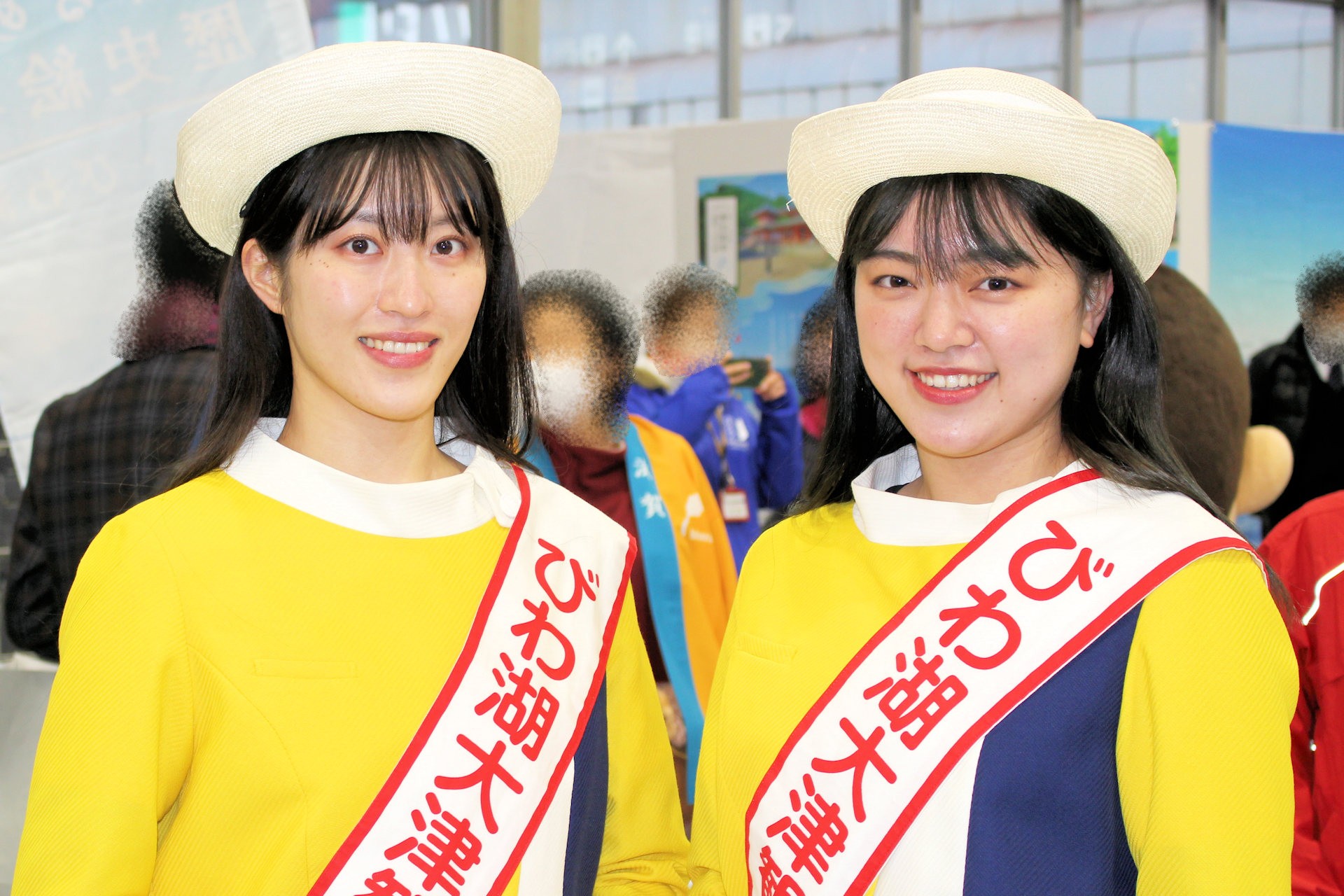 Maho NAKAMURA and Mone KANENAKA, 2020 Biwako Otsu Tourism Ambassadors - びわ湖大津観光大使の中村真歩さんと金中萌音さん（めくるめく歴史絵巻 滋賀・びわ湖観光物産展 in名古屋 金山総合駅 名古屋市熱田区・中区）